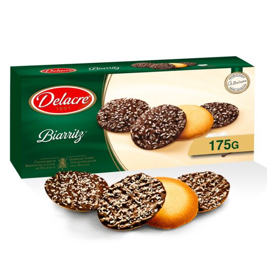 Delacre Cookies | Biarritz | Delacre Biscuits | Delacre Belgian Cookies |  6,1 Ounce Total